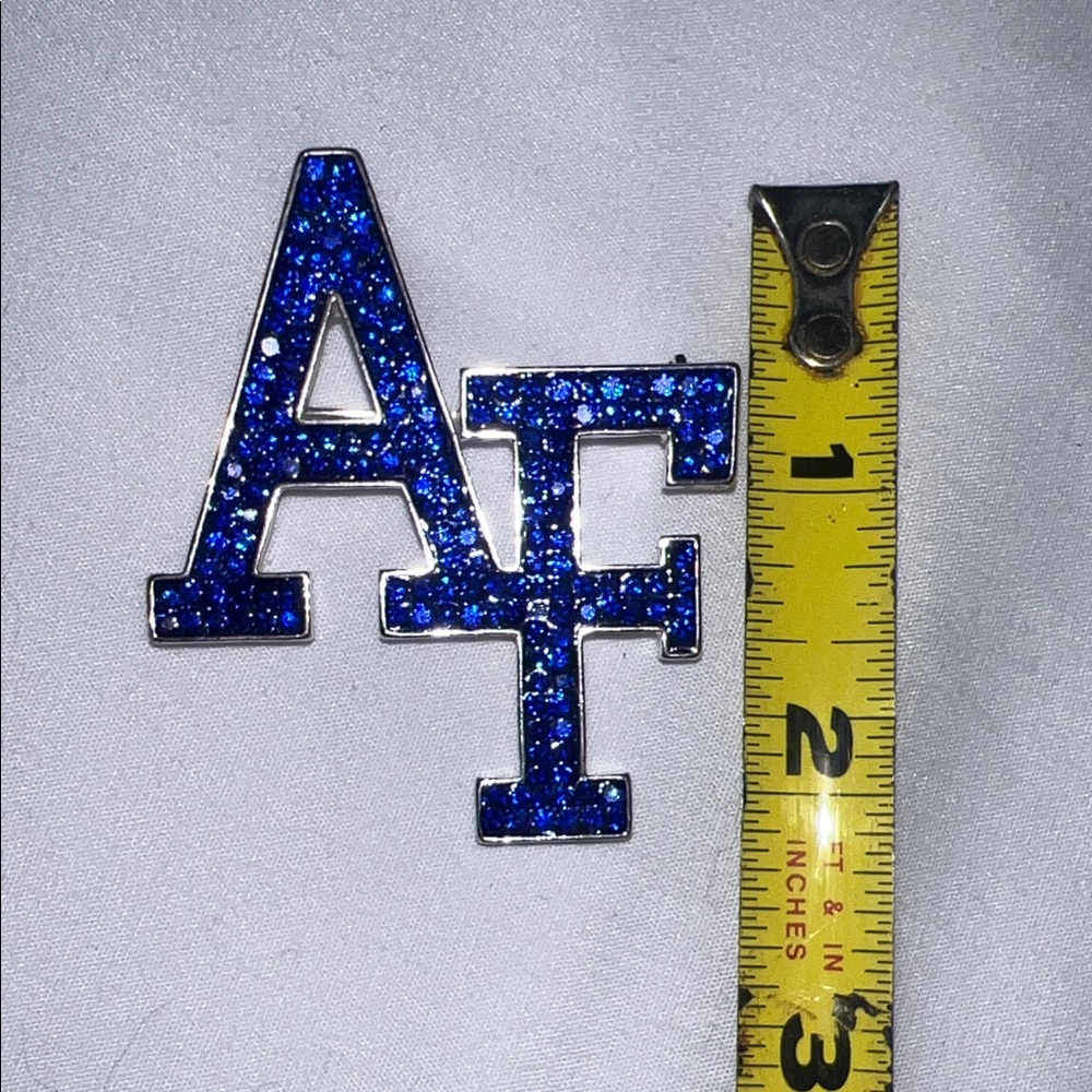 US Air Force Brooch Rhinestone - NEW
